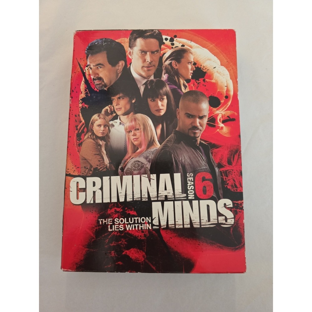 CRIMINAL MINDS: SEASON 6 CBS VIDEO DVD Boxed Set‎ Used